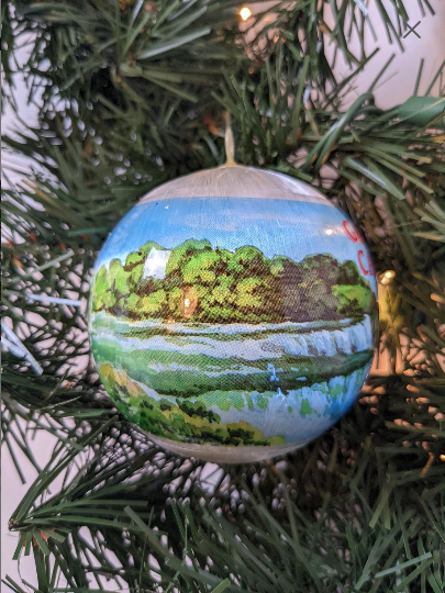 Vintage Canada Ball Ornament