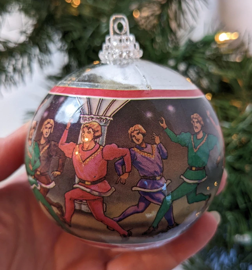 Twelve Lords a Leaping Christmas Ornament