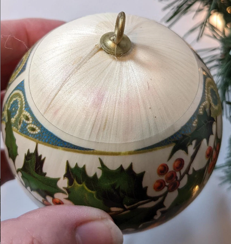 1978 Vintage Hallmark Satin Ornament