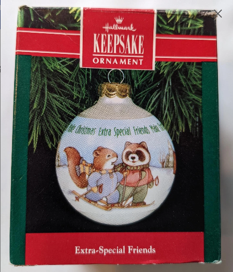 Vintage Hallmark 1991 Friends Christmas Ornament