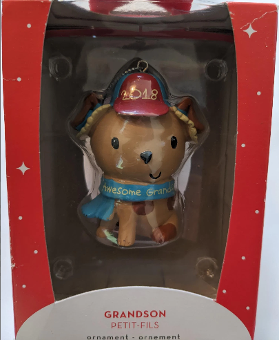 American Greetings 2018 Grandson Christmas Ornament