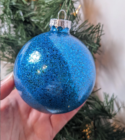 Turquoise Christmas Ornaments Vintage