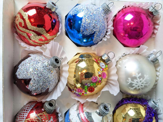 Shiny Brite Christmas Ornaments
