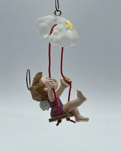Playful Angel 1989 Handcrafted Ornament