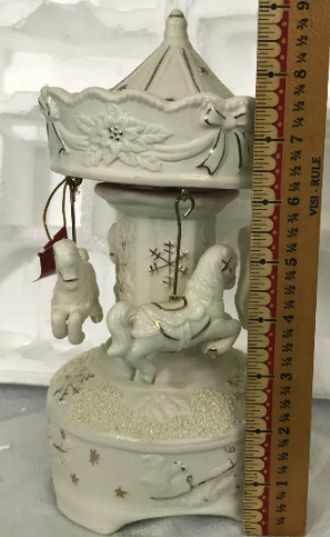 Ivory Carousel Music Box