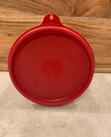 Vintage Tupperware 250 Shear Round Refrigerator Container