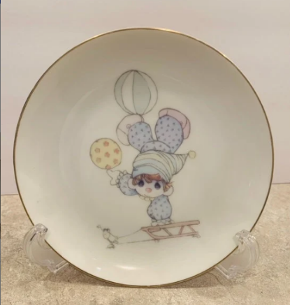 Vintage Precious Moments Clown Plates