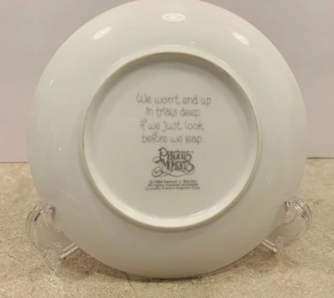 Vintage Precious Moments Clown Plates