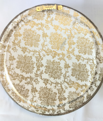 Vintage Needlepoint Grapes Framed Green Frame Art