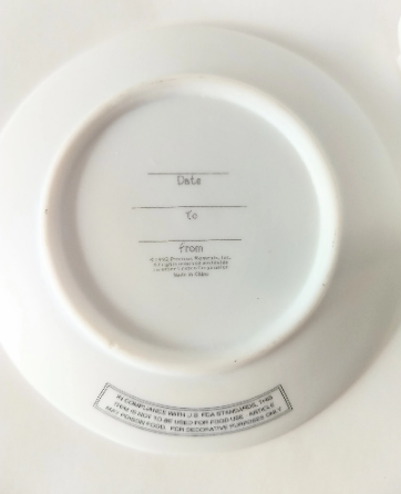 Vintage Precious Moments Plate