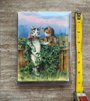 Old World Christmas Kitty Love Cards