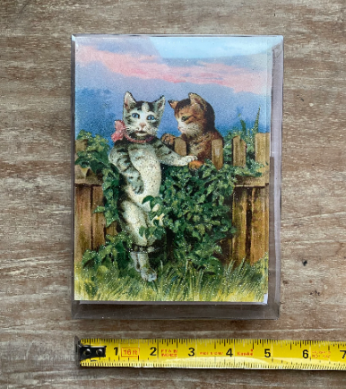 Old World Christmas Kitty Love Cards