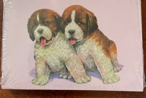 Retired 'Puppy Pals' Old World Christmas Cards