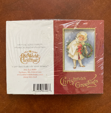Retired Christmas Greetings Old World Christmas Mini Cards