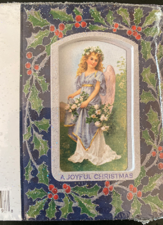Retired "A Joyful Christmas " Old World Christmas Mini Card
