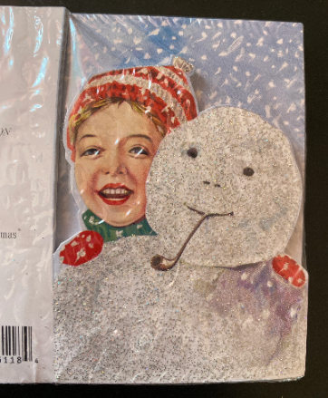 Retired "Boys Best Friend" Old World Christmas Mini Card