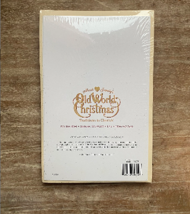 Thanksgiving Saved Turkey Old World Christmas Card