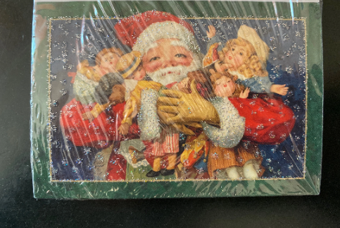 Retired Santa Clause Old World Christmas Mini Cards