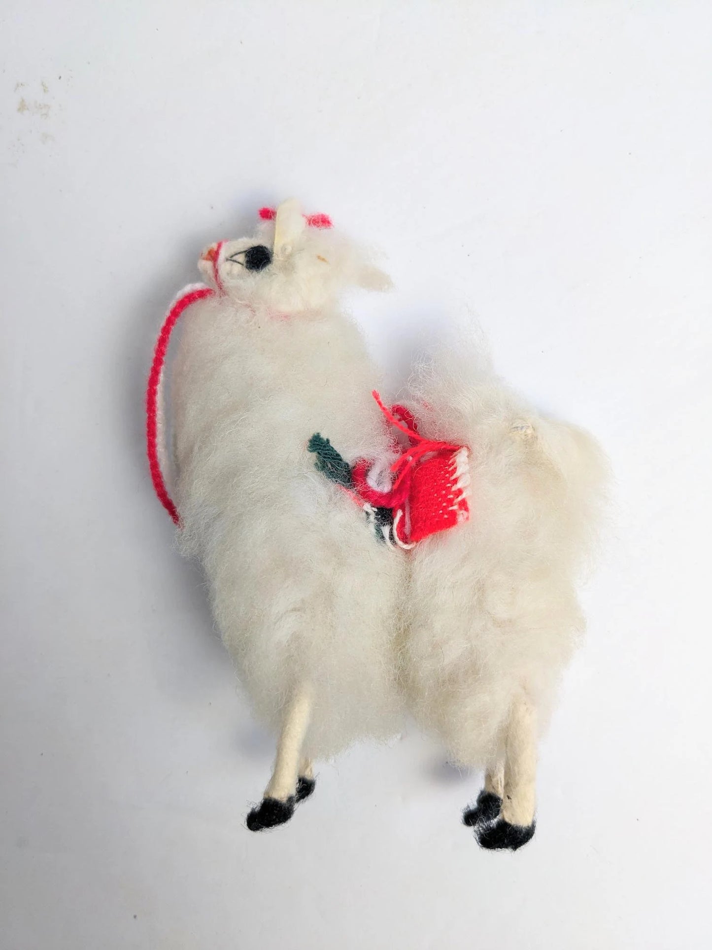 Vintage Alpaca Handmade Plush Stuffed Animal