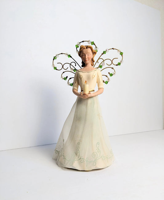 Yuletide Harmony Christmas Angel Tree Topper