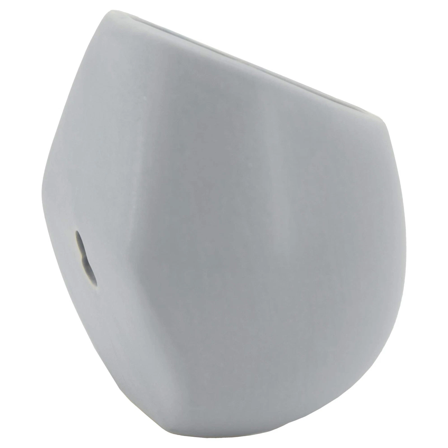Light Gray Large Round Wall Planter - Vertical Gardening by Arcadia 6.2" tall