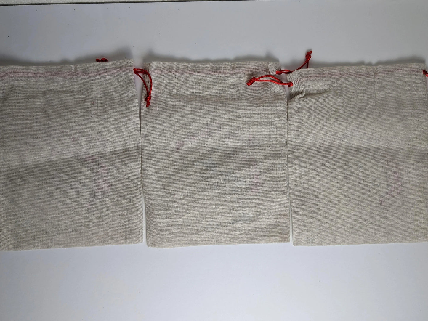 Merry Christmas Santa Canvas Gift Bags