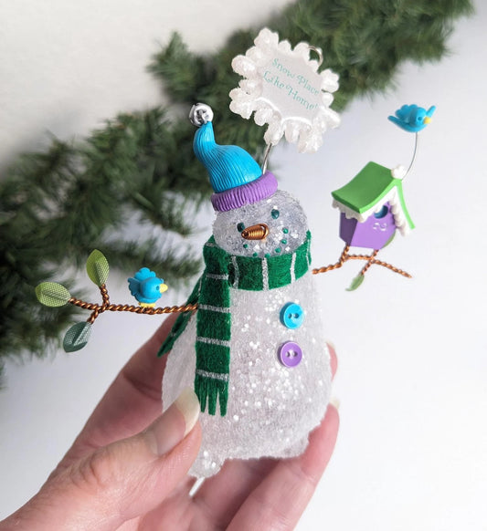 Snow Place Like Home Snowman Christmas Ornament
