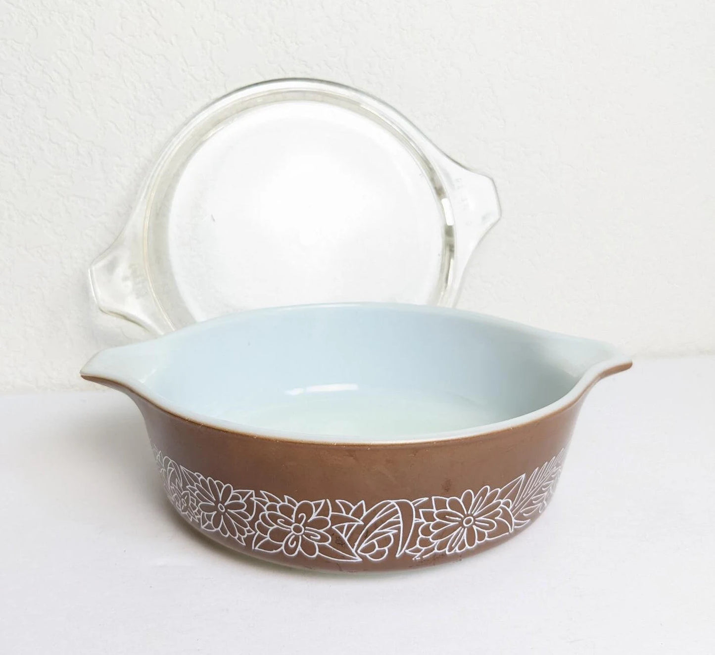 Woodland Brown Pyrex Casserole Dish