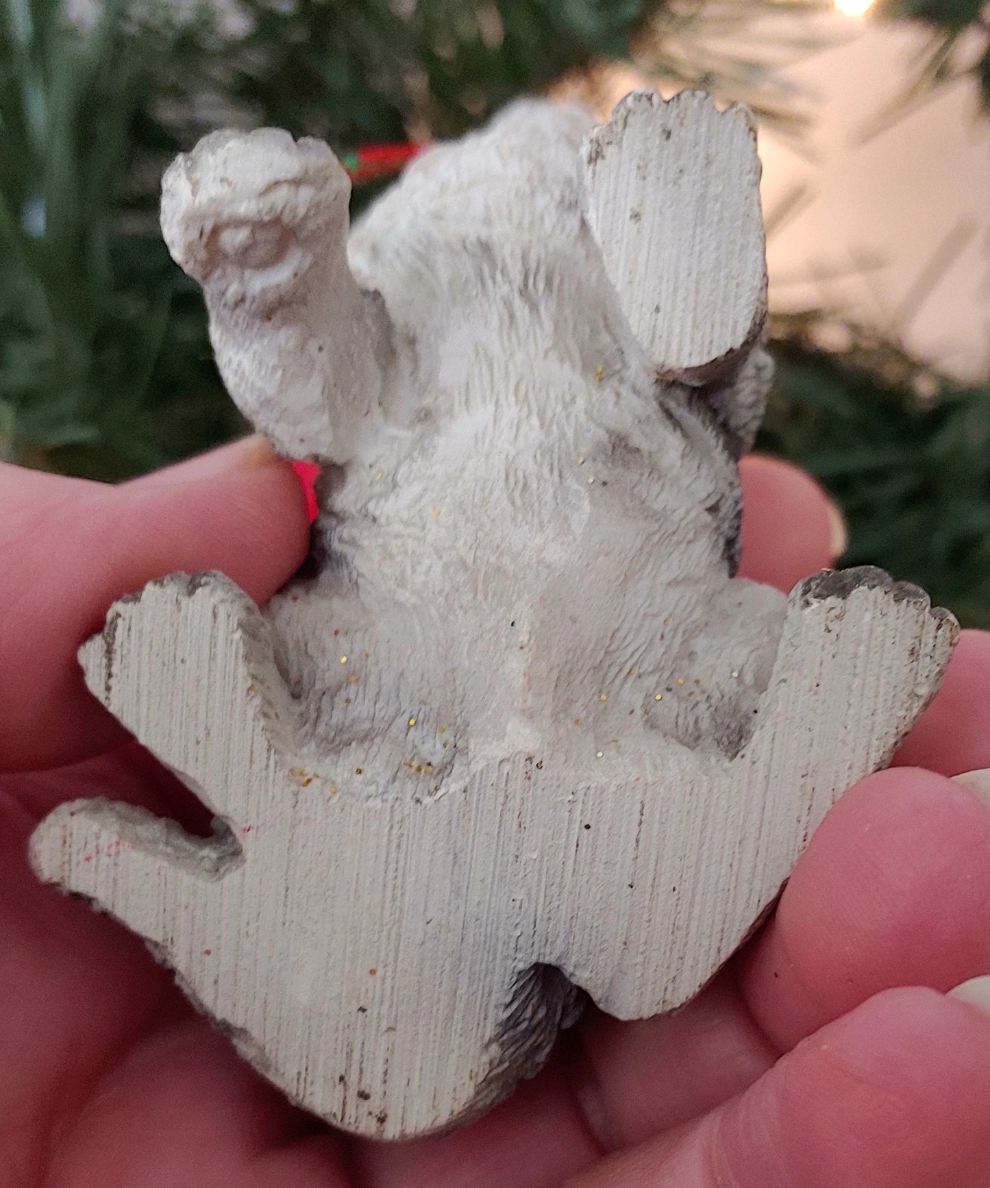 Santa Cat Christmas Ornament