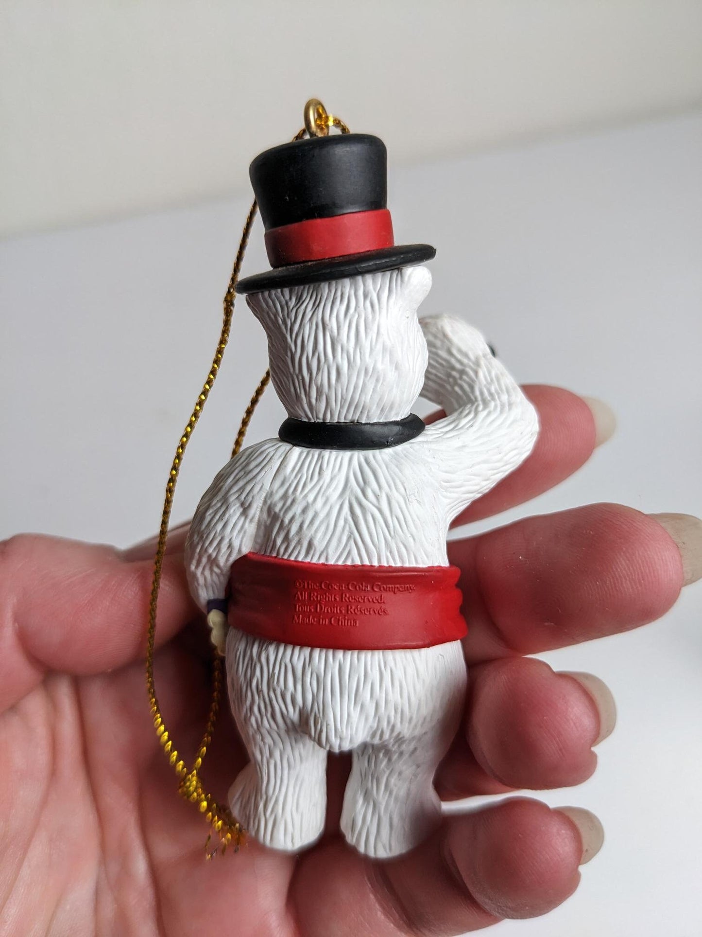 Coca Cola Polar Bear New Year Christmas Ornament