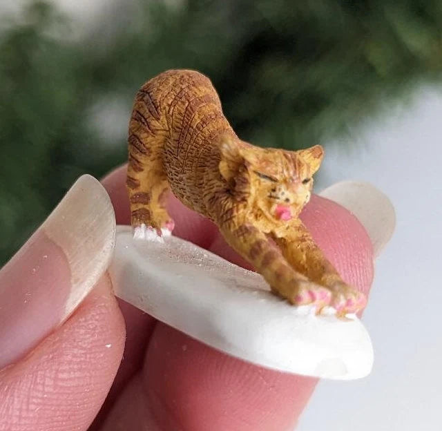 Vintage 1999 Dept 56 Village Cat and Dog Accessories