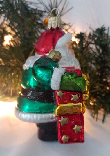 Santa Special Delivery Old World Christmas Ornament