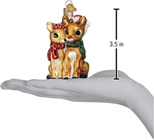 Rudolph and Clarice Ornament Old World Christmas