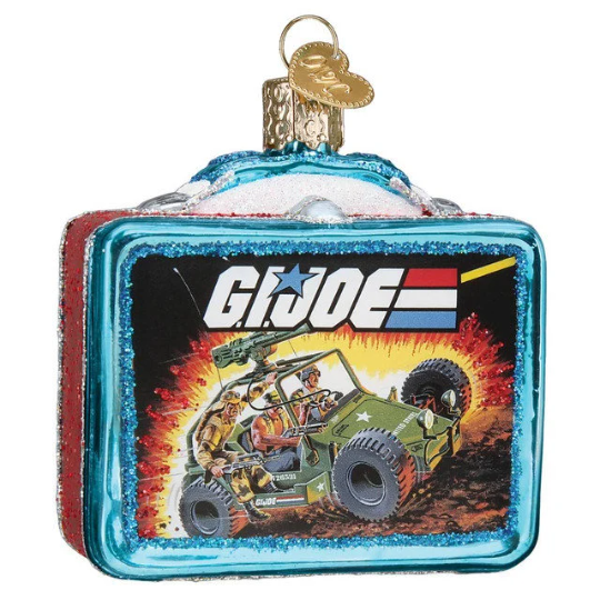 G.I. Joe Lunchbox Old World Christmas Glass Ornament