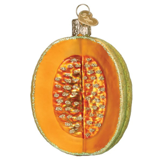 Cantaloupe Old World Christmas Glass Ornament