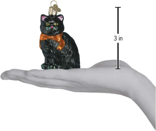 Halloween Kitty Old World Christmas Ornament
