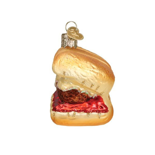 Meatball Sub Old World Christmas Ornament