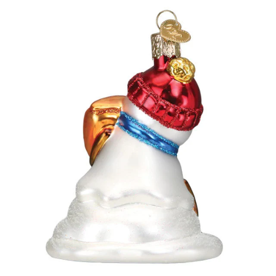 Flamin Hot Cheetos Snow Man Old World Christmas Ornament