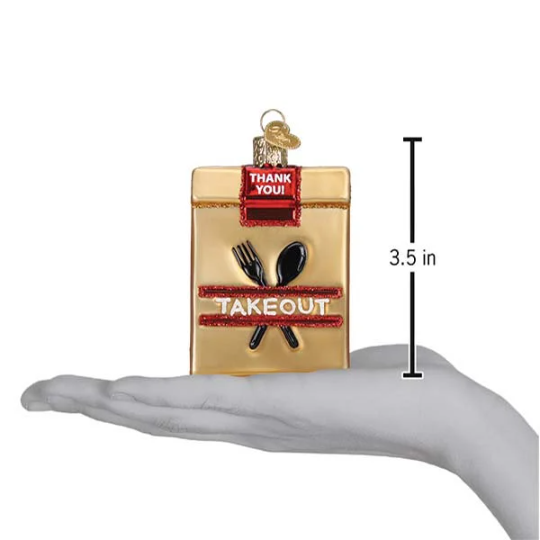 Takeout Bag Old World Christmas Ornament