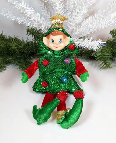 Elf Christmas Tree Ornament