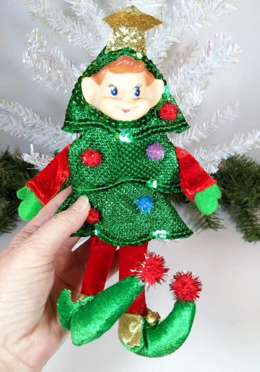 Elf Christmas Tree Ornament