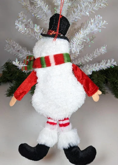 Elf Snowman Christmas Ornament