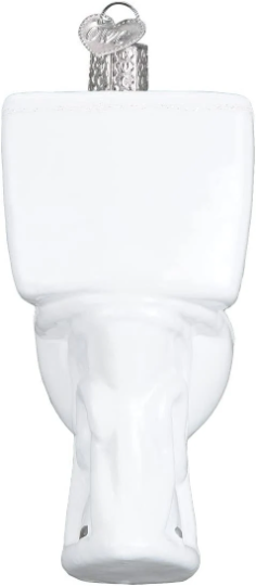 Toilet "The Throne" Old World Christmas Ornament