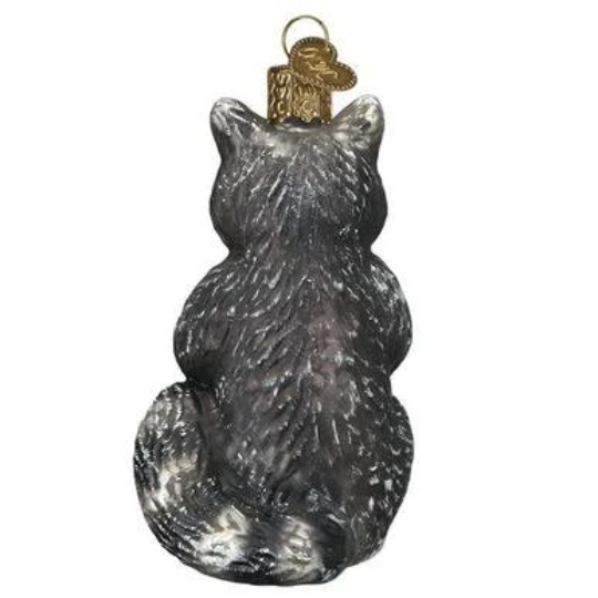 Vintage Woodland Racoon Old World Christmas Ornament