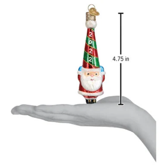 2022 Happy Santa Old World Christmas Ornament