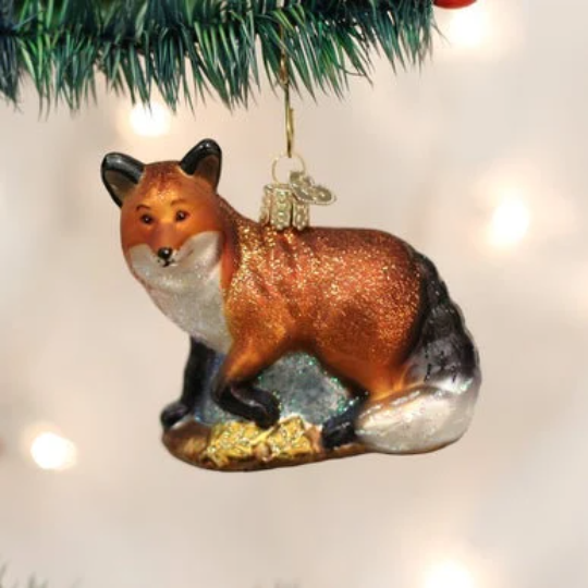 Red Fox Old World Christmas Ornament