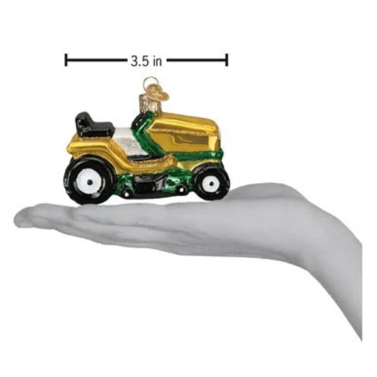 Riding Lawn Mower Old World Christmas Ornament