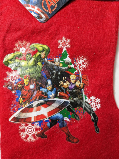 NWT Marvel Avengers Christmas Stocking