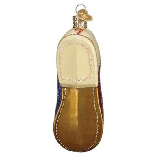Bowling Shoe Blown Glass Tree Ornament by Old World Christmas - RETIRED