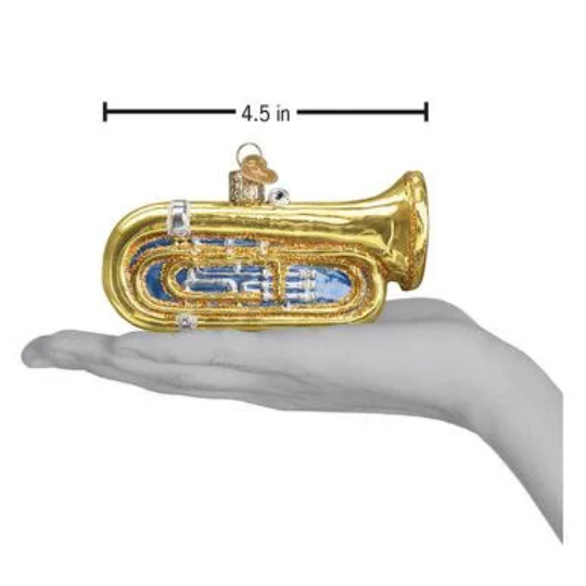 Tuba Old World Christmas Ornament